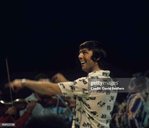 Les Reed conducting on stage circa late 1960's.