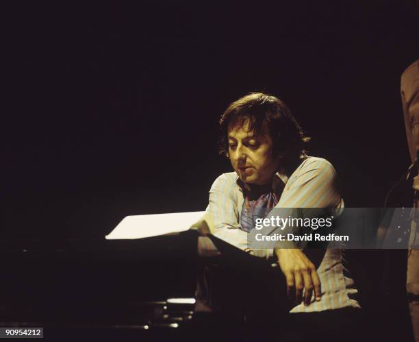 Pianist and conductor Andre Previn on stage in August 1978.