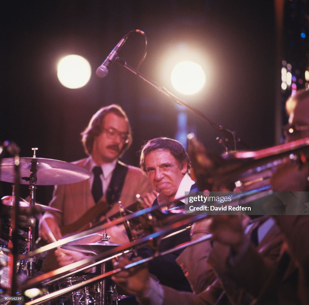 American Jazz Drummer Buddy Rich Performs Live On Stage Playing His american-jazz-drummer-buddy-rich-performs-live-on-stage-playing-his