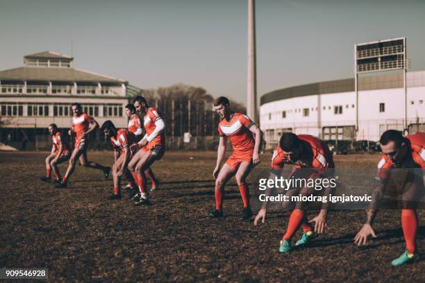 rugby training - sportsman stock pictures, royalty-free photos & images