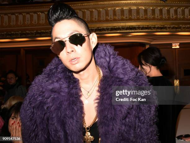 Chinese american actuer/singer Vanness Wu attends the Stephane Rolland Haute Couture Spring Summer 2018 show as part of Paris Fashion Week on January...