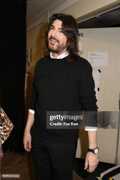 Fashion designer Stephane Rolland attends the Stephane Rolland Haute Couture Spring Summer 2018 show as part of Paris Fashion Week on January 23,...