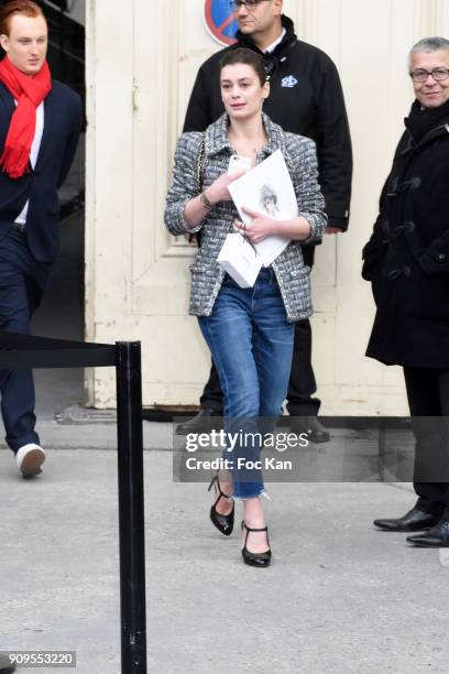 Aurelie Dupont attends the Chanel Haute Couture Spring Summer 2018 show as part of Paris Fashion Week on January 23, 2018 in Paris, France.