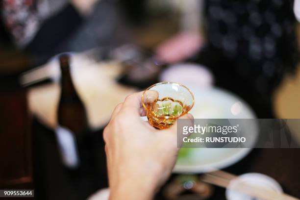 japanese traditional sake - saké bildbanksfoton och bilder