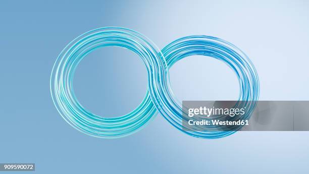 3d rendering, symbol endlessness - infinity sign stock-grafiken, -clipart, -cartoons und -symbole