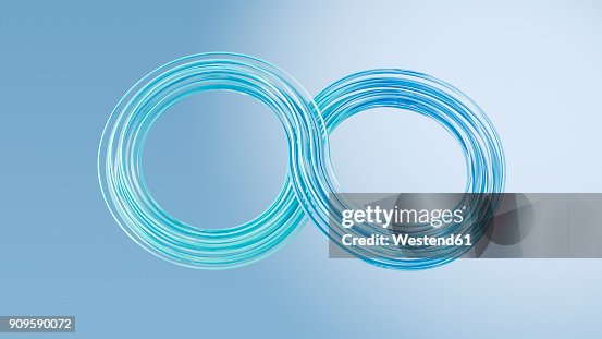 3D Rendering, symbol endlessness 3D Rendering, symbol endlessness
