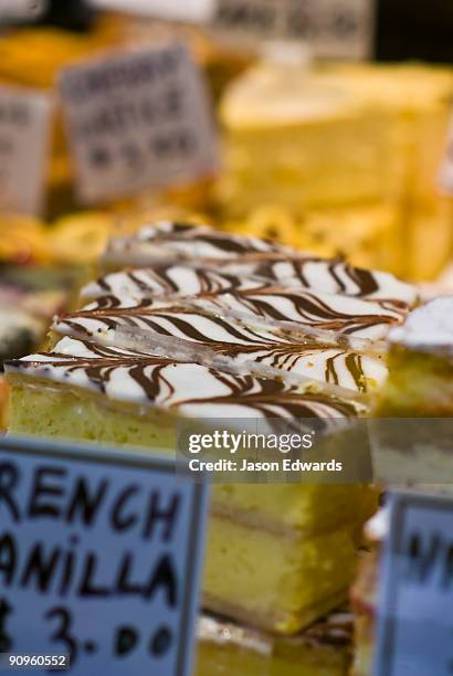 queen victoria markets, melbourne, victoria, australia. - queen victoria market stock pictures, royalty-free photos & images