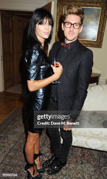 Liberty Ross and Henry Holland attend reception celebrating 25 years of British Fashion hosted by Sarah Brown and Maggie Darling, at No 10 Downing...