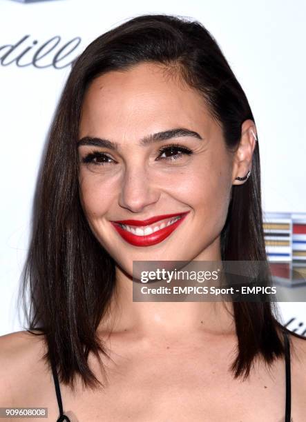 Gal Gadot arriving to the 29th Annual Producers Guild Awards held at the Beverly Hilton Hotel on January 20, 2018 in Beverly Hills, CA .