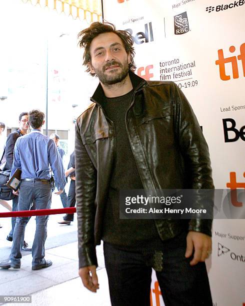 Actor Filippo Timi attends "The Double Hour" premiere held at The Visa Screening Room at the Elgin Theatre during the 2009 Toronto International Film...