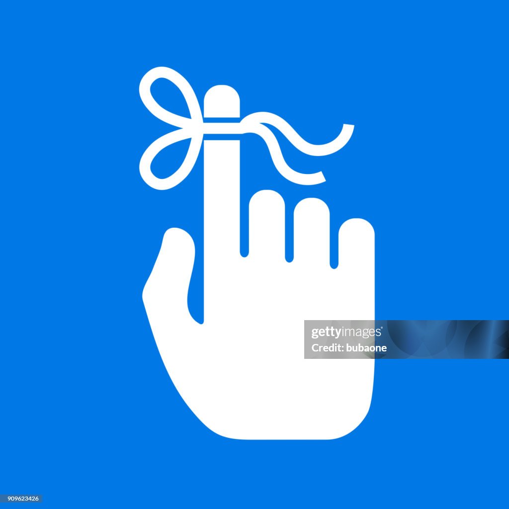 Reminder Knot On Human Hand High-Res Vector Graphic - Getty Images