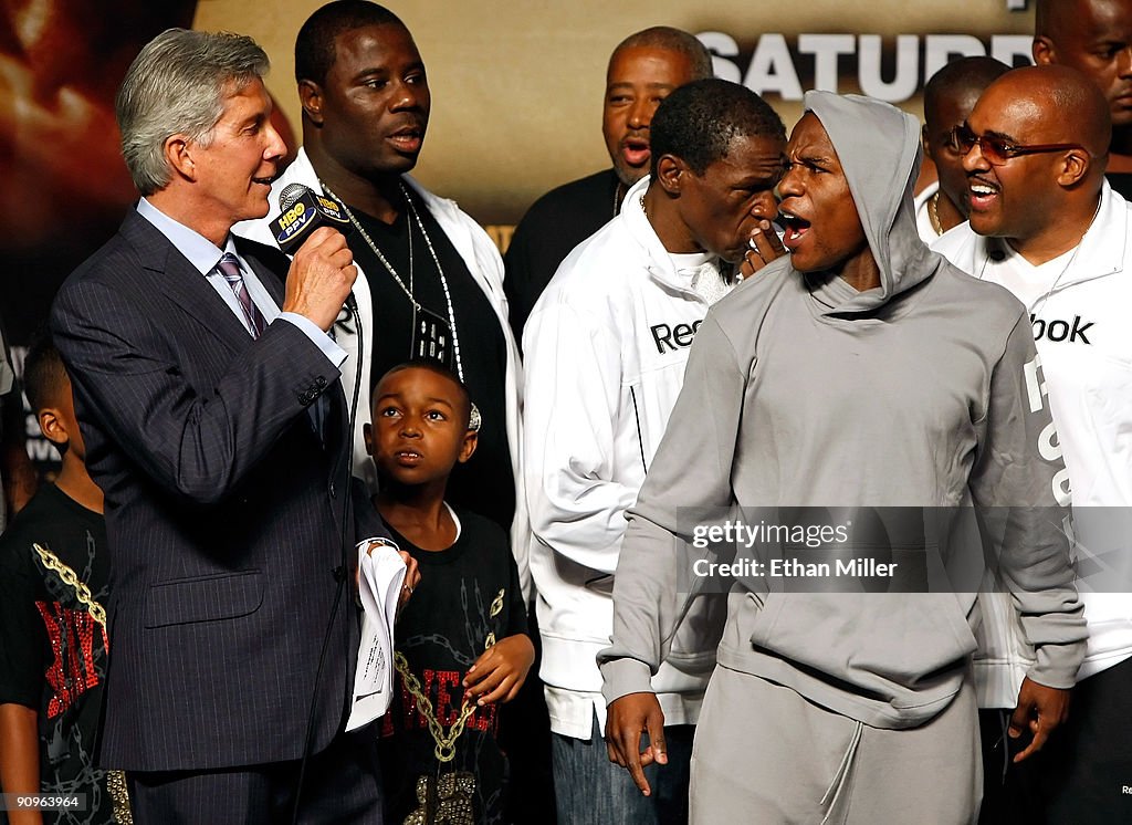 Mayweather v Marquez Weigh-In
