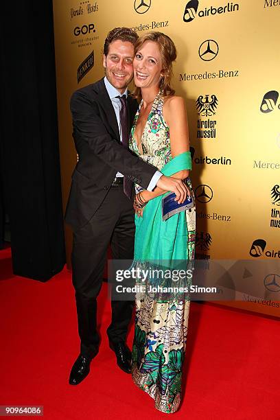 Philip Greffenius and his wife Evelyn attend the United People Charity Night on September 18, 2009 in Munich, Germany.