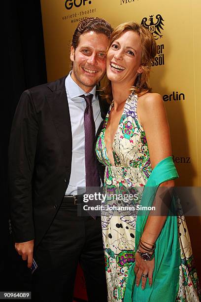 Philip Greffenius and his wife Evelyn attend the United People Charity Night on September 18, 2009 in Munich, Germany.