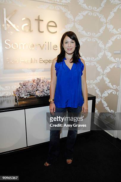 Marla Sokoloff attends the Kate Somerville Emmy Gifting Suite Event - Day 2 at Kate Somerville on September 18, 2009 in Los Angeles, California.