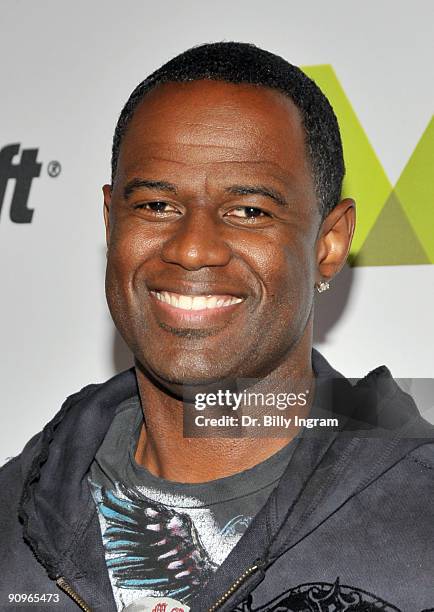 Singer Brian McKnight attends the Versus Sport and NBA 2K10 Video Game Launch Party on September 18, 2009 in Los Angeles, California.