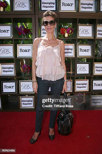 Actress Kristian Alfonso attends Day 1 of GBK's 2009 Emmy Gift Lounge on September 18, 2009 in Beverly Hills, California.