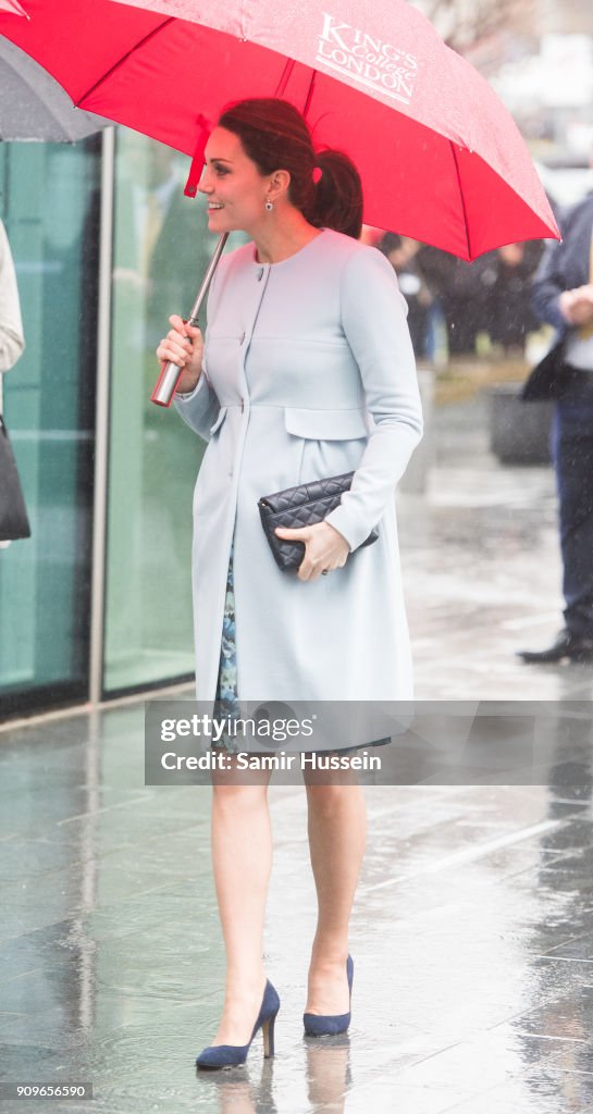 The Duchess Of Cambridge Visits Kings College London