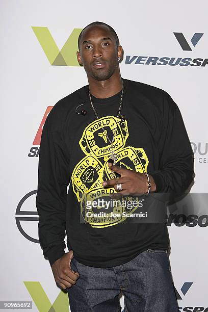 Kobe Bryant arrives at Versus Sport and NBA 2K10 video game launch at Capitol City on September 18, 2009 in Los Angeles, California.