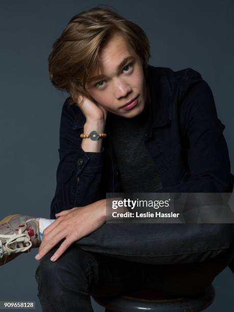 Actor Charlie Plummer is photographed for Self Assignment on September 4, 2015 in New York City.