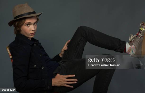 Actor Charlie Plummer is photographed for Self Assignment on September 4, 2015 in New York City.