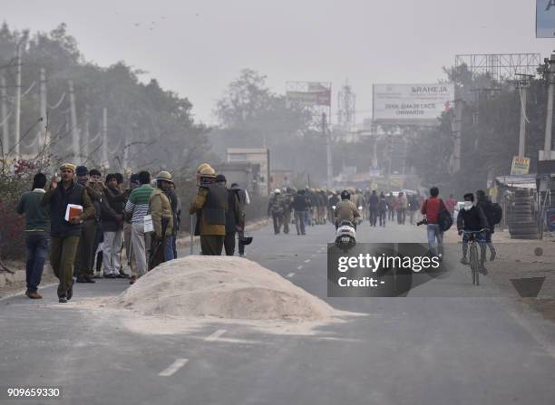 Gurgaon Riots Ahmedabad City Police Photos and Premium High Res Pictures - Getty Images