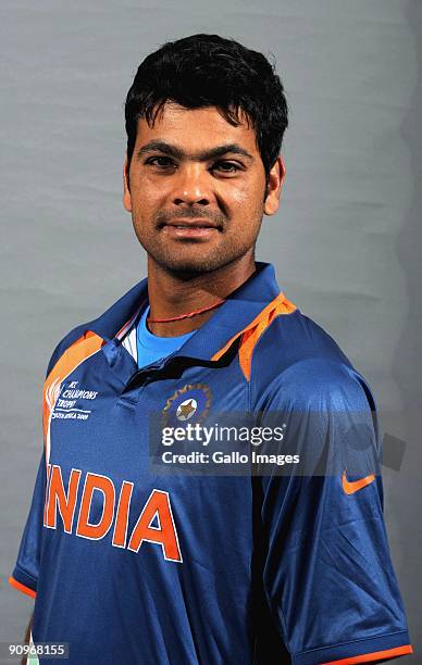 Singh poses during the ICC Champions photocall session of the Indian cricket team at Sandton Sun on September 19, 2009 in Sandton, South Africa.