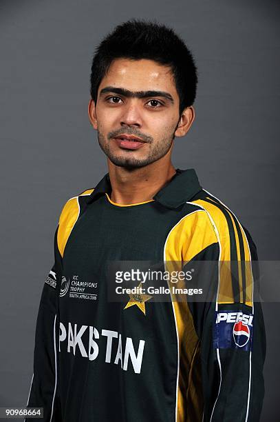 Fawad Alam poses during the ICC Champions photocall session of the Pakistan cricket team at Sandton Sun on September 19, 2009 in Sandton, South...