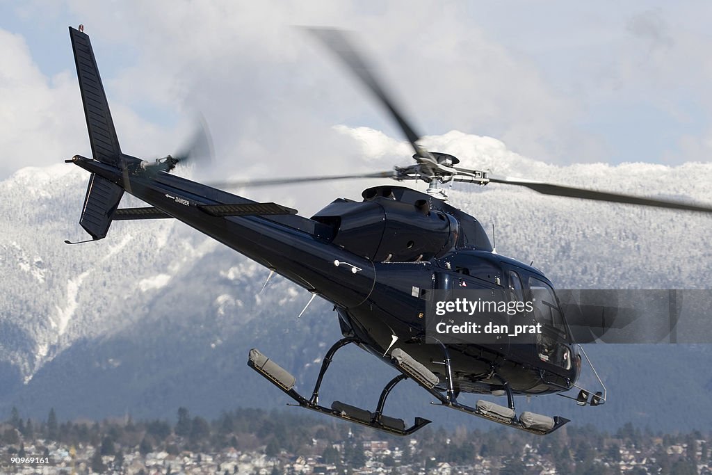 Helicopter in Flight