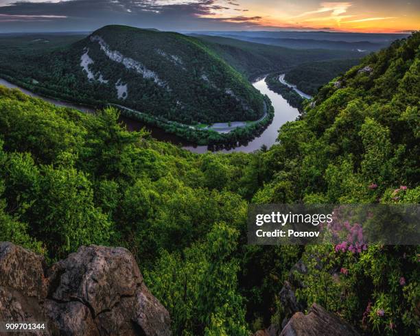 delaware water gap - pennsylvania 個照片及圖片檔