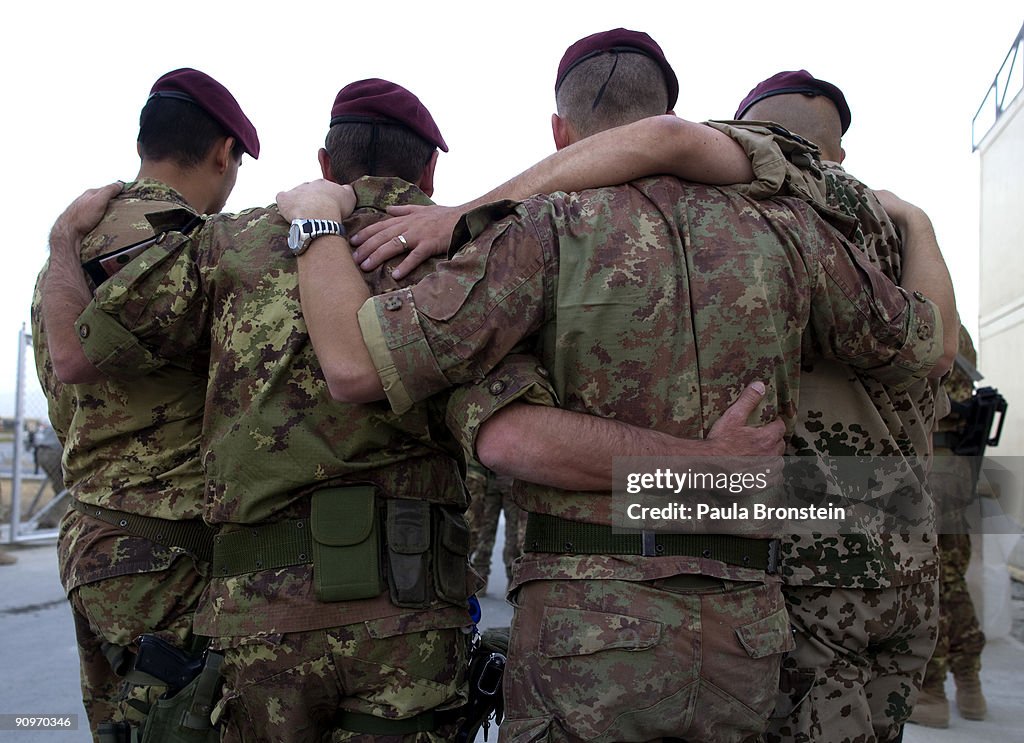 Italian Military Mourns Soldiers Killed In Car Bombing