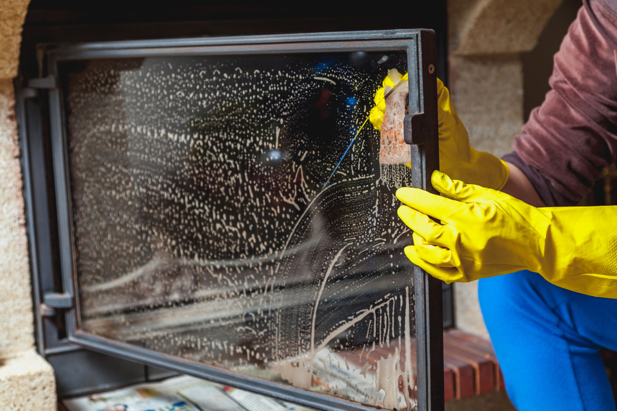 fireplace cleaning