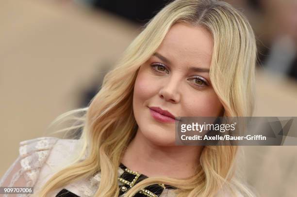 Actress Abbie Cornish attends the 24th Annual Screen Actors Guild Awards at The Shrine Auditorium on January 21, 2018 in Los Angeles, California.