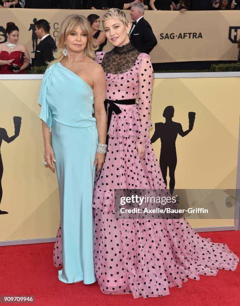 Actress Kate Hudson attends the 24th Annual Screen Actors Guild Awards at The Shrine Auditorium on January 21, 2018 in Los Angeles, California.