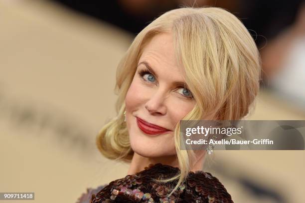 Actress Nicole Kidman attends the 24th Annual Screen Actors Guild Awards at The Shrine Auditorium on January 21, 2018 in Los Angeles, California.