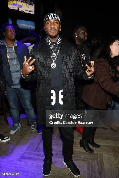 Grafh Attends The Eric Bellinger Grammy Week Lounge Lounge at Suite 36 on January 23, 2018 in New York City.