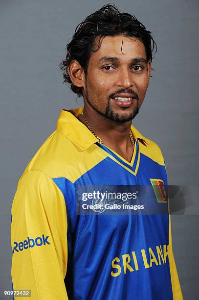 Tillakaratne Dilshan poses during the ICC Champions photocall session of Sri Lanka at Sandton Sun on September 19, 2009 in Sandton, South Africa.