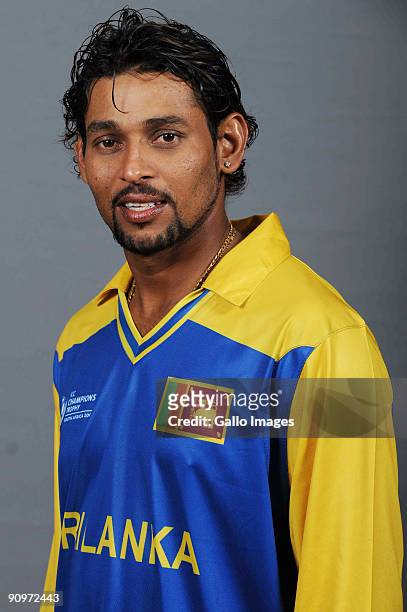 Tillakaratne Dilshan poses during the ICC Champions photocall session of Sri Lanka at Sandton Sun on September 19, 2009 in Sandton, South Africa.