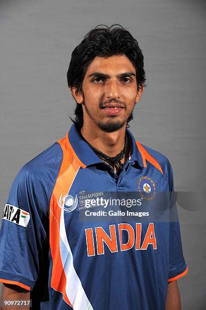 Ishant Sharma poses during the ICC Champions photocall session of India at Sandton Sun on September 19, 2009 in Sandton, South Africa.