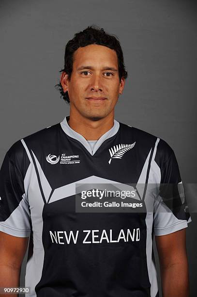 Daryl Tuffey poses during the ICC Champions photocall session of New Zealand at Sandton Sun on September 19, 2009 in Sandton, South Africa.