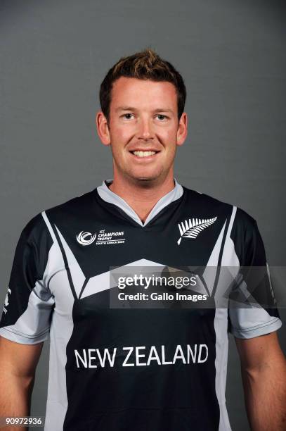 Ian Butler poses during the ICC Champions photocall session of New Zealand at Sandton Sun on September 19, 2009 in Sandton, South Africa.