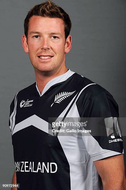 Ian Butler poses during the ICC Champions photocall session of New Zealand at Sandton Sun on September 19, 2009 in Sandton, South Africa.