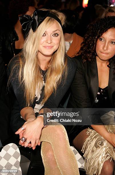 Fearn Cotton attends the PPQ show at London Fashion Week Spring/Summer 2010 fashion show at Somerset House on September 19, 2009 in London, United...