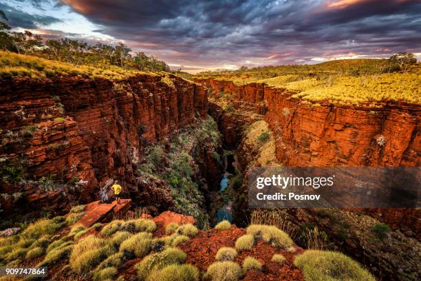 knox gorge - australische outback stockfoto's en -beelden