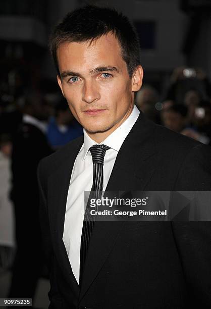 Actor Rupert Friend attends "The Young Victoria" Premiere held at Roy Thomson Hall during the 2009 Toronto International Film Festival on September...