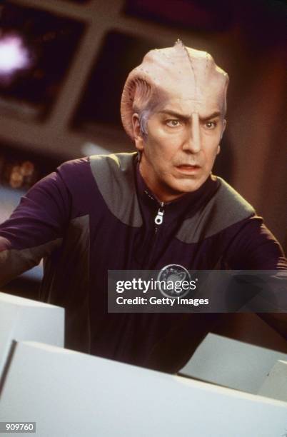 Alan Rickman stars as Doctor Lazarus in the movie "Galaxy Quest." Photo Dreamworks