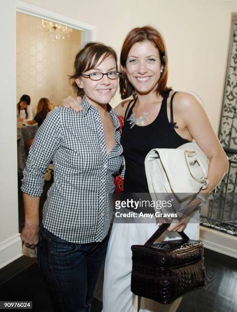 Rachel Harris and Kate Walsh attend the Kate Somerville Emmy Gifting Suite Event - Day 3 at Kate Somerville on September 19, 2009 in Los Angeles,...