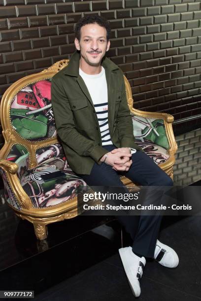 Vincent Dedienne attends the Jean Paul Gaultier Haute Couture Spring Summer 2018 show as part of Paris Fashion Week January 24, 2018 in Paris, France.