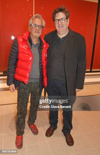 Anish Kapoor and Mark Wallinger attend the re-opening of The Hayward Gallery featuring the first major UK retrospective of the work of German...