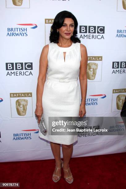 Shohreh Aghdashloo arrives at the BAFTA LA's 2009 Primetime Emmy Awards TV Tea Party at InterContinental Hotel on September 19, 2009 in Century City,...